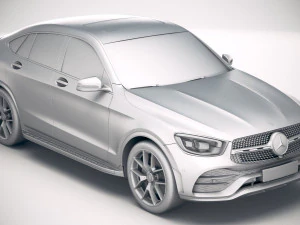 Mercedes-Benz GLC Coupe 2020 3D Модель