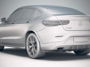 Mercedes-Benz GLC Coupe 2020 3D Модель