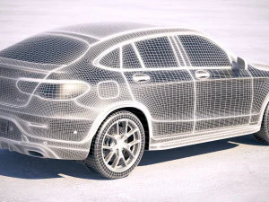 Mercedes-Benz GLC Coupe 2020 3D Модель