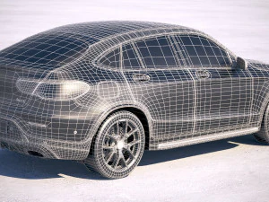 Mercedes-Benz GLC Coupe 2020 3D Модель