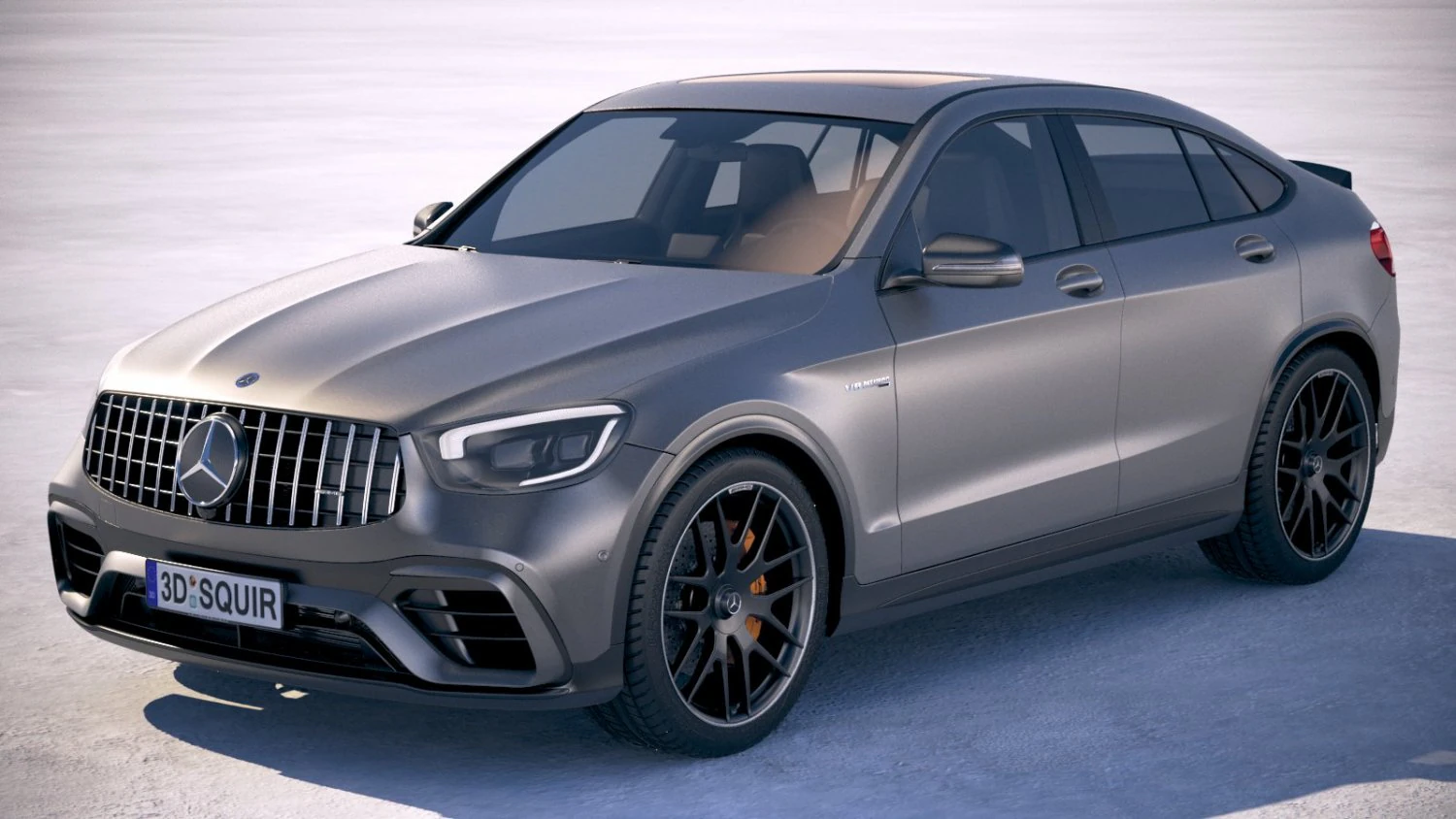 Mercedes-Benz GLC 63 S AMG Coupe 2020 3D Model .c4d .max .obj .3ds .fbx .stl .blend 