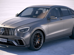 Mercedes-Benz GLC 63 S AMG Coupe 2020 Modèle 3D