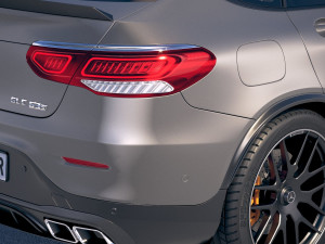 Mercedes-Benz GLC 63 S AMG Coupe 2020 Model 3D