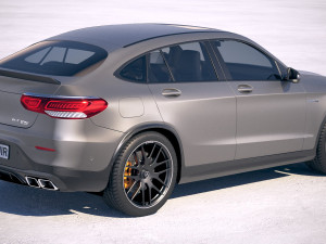 Mercedes-Benz GLC 63 S AMG Coupe 2020 Model 3D