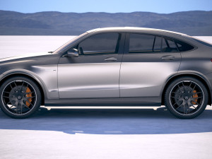 Mercedes-Benz GLC 63 S AMG Coupe 2020 Model 3D