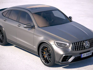 Mercedes-Benz GLC 63 S AMG Coupe 2020 3D Model