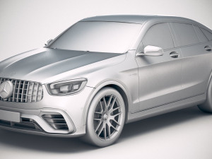 Mercedes-Benz GLC 63 S AMG Coupe 2020 Model 3D