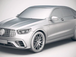 Mercedes-Benz GLC 63 S AMG Coupe 2020 3D Model