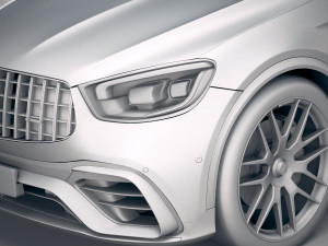 Mercedes-Benz GLC 63 S AMG Coupe 2020 Model 3D