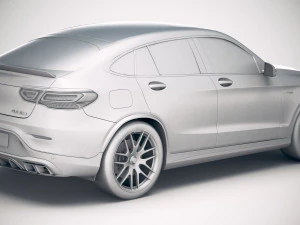 Mercedes-Benz GLC 63 S AMG Coupe 2020 3D Model