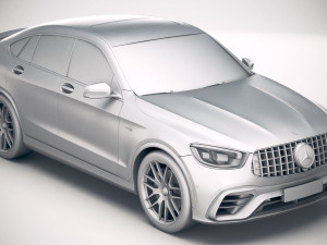 Mercedes-Benz GLC 63 S AMG Coupe 2020 Model 3D