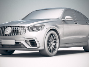 Mercedes-Benz GLC 63 S AMG Coupe 2020 Model 3D