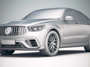 Mercedes-Benz GLC 63 S AMG Coupe 2020 3D Model