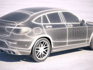 Mercedes-Benz GLC 63 S AMG Coupe 2020 3D Model