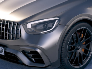 Mercedes-Benz GLC 63 S AMG Coupe 2020 Model 3D