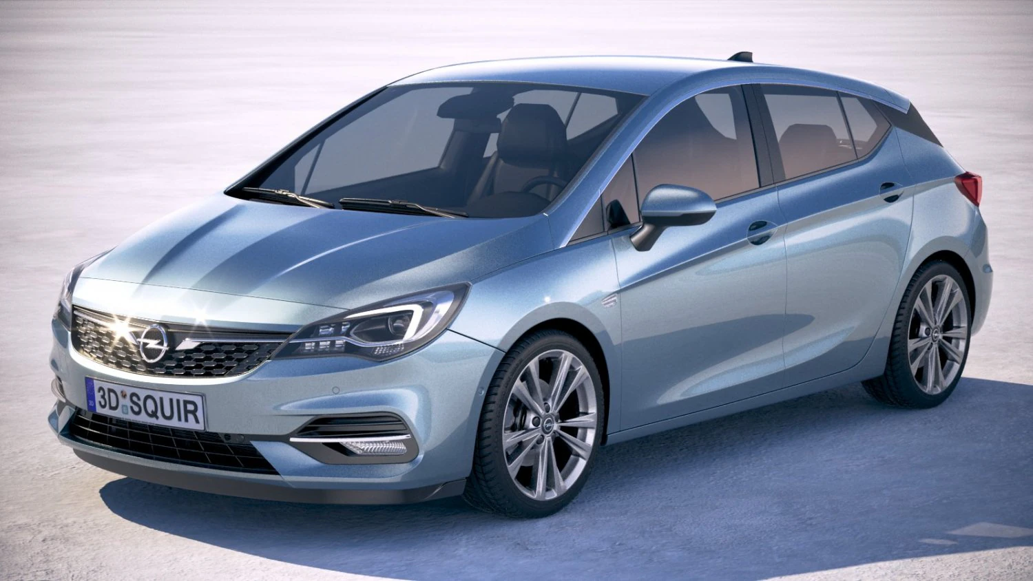 Opel Astra 2020 3D Model .c4d .max .obj .3ds .fbx .stl .blend 
