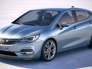 Opel Astra 2020 Model 3D
