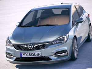 Opel Astra 2020 3D Model