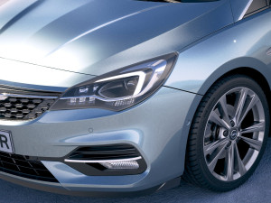 Opel Astra 2020 3D Model