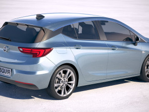 Opel Astra 2020 3D Model
