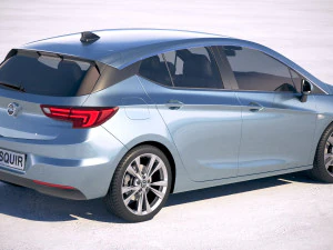 Opel Astra 2020 3D Model