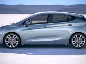 Opel Astra 2020 3D Model