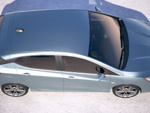 Opel Astra 2020 3D Model
