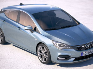 Opel Astra 2020 3D Model