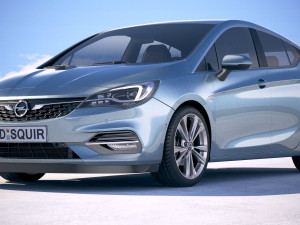 Opel Astra 2020 3D Model