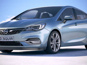 Opel Astra 2020 3D Model
