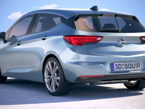 Opel Astra 2020 3D Model