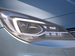 Opel Astra 2020 3D Model
