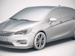 Opel Astra 2020 3D Model