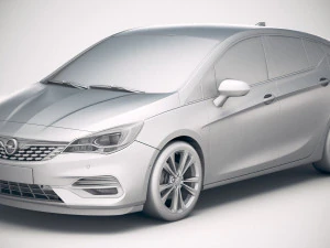 Opel Astra 2020 3D Model