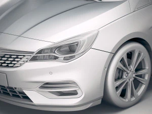 Opel Astra 2020 3D Model