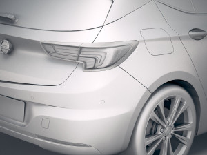 Opel Astra 2020 3D Model