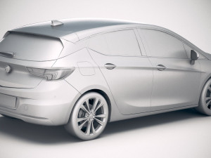 Opel Astra 2020 3D Model