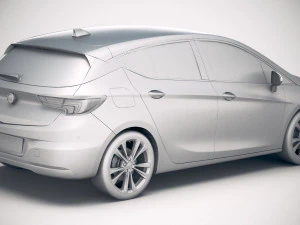 Opel Astra 2020 3D Model