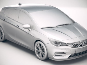 Opel Astra 2020 3D Model