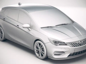 Opel Astra 2020 3D Model