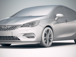 Opel Astra 2020 3D Model