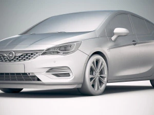 Opel Astra 2020 3D Model