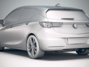 Opel Astra 2020 3D Model