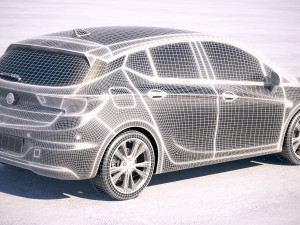 Opel Astra 2020 3D Model