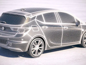 Opel Astra 2020 3D Model