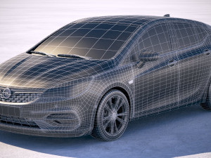 Opel Astra 2020 3D Model