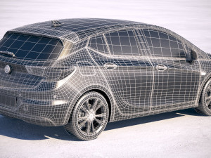 Opel Astra 2020 3D Model