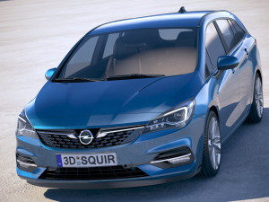Opel Astra Sports Tourer 2020 3D Модель