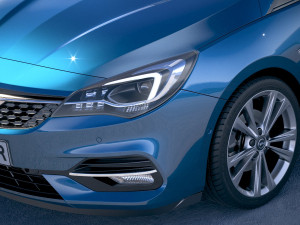 Opel Astra Sports Tourer 2020 3D Модель