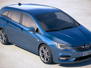 Opel Astra Sports Tourer 2020 3D Модель